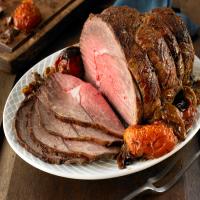 Beef Roast With Melted Tomatoes and Onions image