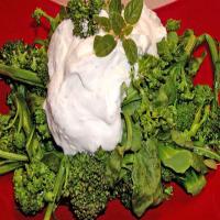 Broccolini With Creamy Lemon Sauce_image