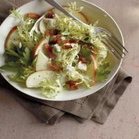 Pear and Frisee Salad with Bacon and Blue Cheese image