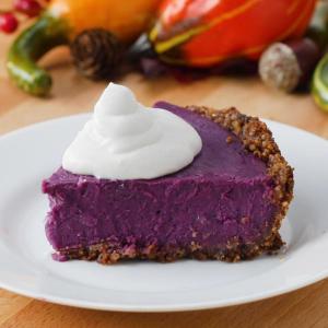 Dairy-Free Purple Sweet Potato Pie Recipe by Tasty image