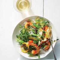 Harissa Shrimp And Summer Vegetable Sauté_image