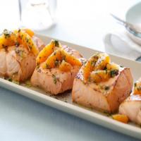 Grilled Salmon with Citrus Salsa Verde image