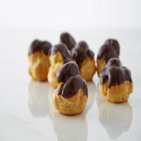 Coffee-Filled Cream Puffs with Chocolate Glaze image