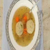 Vegetarian Matzo Ball Soup image