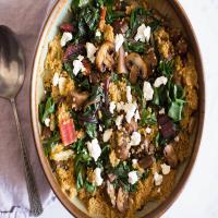 Quinoa Salad With Swiss Chard and Goat Cheese image