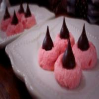Cherry Chocolate Kiss Cookies - Valentine Kisses_image
