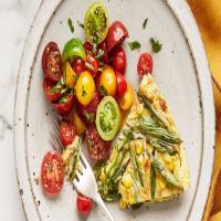 Blistered Green-Bean and Corn Frittata image