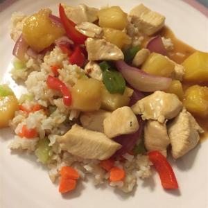 Stir-Fried Chicken With Pineapple and Peppers_image
