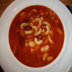 Macaroni and 3-Bean Soup_image