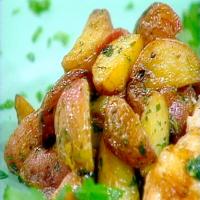 Crispy Potatoes with Bacon, Garlic, and Parsley image