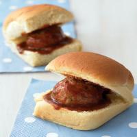 Mini BBQ Meatball Sliders image