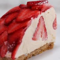 No-Bake Strawberry Cheesecake Dome Recipe by Tasty_image