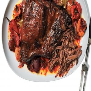Braised Brisket With Hot Sauce and Mixed Chiles_image