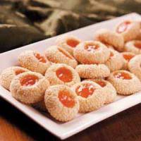 Apricot Sesame Cookies image