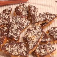 Chocolate Covered English Toffee with Pecans_image