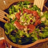 Candied Cashew and Pear Salad image