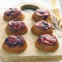 Mini Pear and Blueberry Spice Cakes image