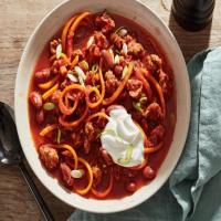 Turkey Chili with Butternut Squash Noodles image