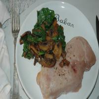 Mushroom and Spinach Side Dish_image