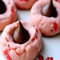 Chocolate Kiss Cherry Cookies image