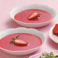 Fresh Chilled Strawberry Soup_image