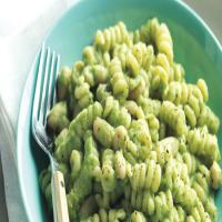 Pasta and White Beans with Broccoli Pesto image