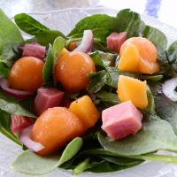 Springtime Ham and Spinach Salad image