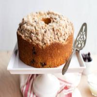 Brown Butter-Bourbon-Cherry Coffee Cake with Pecan Streusel image