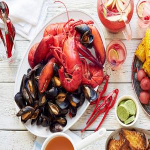 Seafood Boil with Lobsters and Mussels image