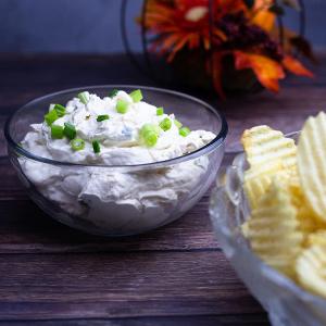 This is the BEST Homemade French Onion Dip Recipe and so easy to make!_image