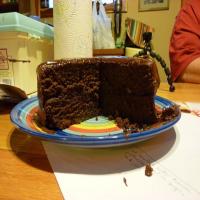 Really Chocolate Chocolate Cake With Chocolate Fudge Frosting_image