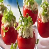 Chicken Salad-Stuffed Tomato Appetizers image