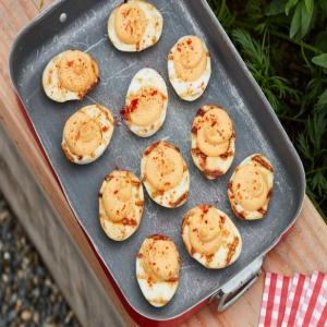 Smoky Grilled Deviled Eggs image