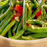 Basil and Tomato Green Beans image