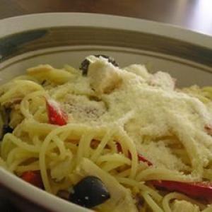 Angel Hair Pasta with Peppers and Chicken_image