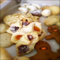 Hungarian Cream Cheese Cookies With Prune Lekvar image