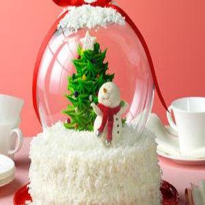 Holiday Snow Globe Cake Recipe_image