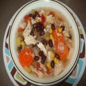 Cuban Black Bean Chicken Soup_image