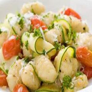 Gnocchi with Zucchini Ribbons & Parsley Brown Butter_image