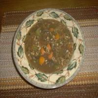 Turkey-Barley Soup image