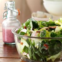 Spinach Salad with Poppy Seed Dressing image
