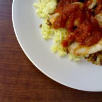 Kuwaiti Chicken and Rice With Daqoos - Garlic Tomato Sauce image