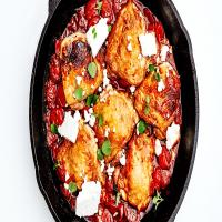 Chicken Thighs With Tomatoes and Feta image