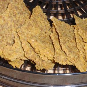 Cheezy Flax Crackers image