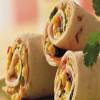 Ham and Cheese Tortilla Roll-Ups (lighter recipe) image