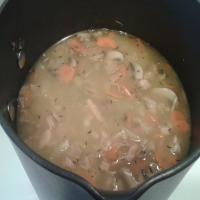 Easy Low Fat After Thanksgiving Turkey Barley Soup image