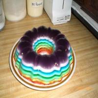 Rainbow Jello Mold image