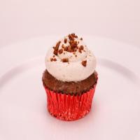 Rolling Stones Brown Sugar Cupcake with Coconut Custard Filling, Spiced Rum Frosting and Cracked Brown Sugar Brittle_image