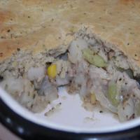 Basil Biscuit Topped Chicken Pot Pie image