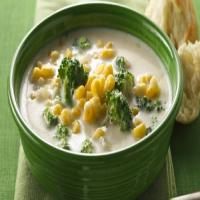 Creamy Corn and Broccoli Chowder_image